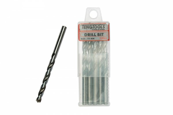 Wiertło kręte krótkie 7,0 mm (10 szt.) DBx070