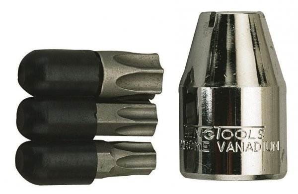 Nasadki TX w zestawie z chwytem kwadratowym 1/2&quot; Teng Tools 1488