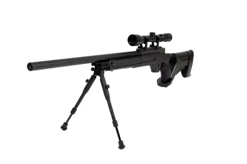 G22D black with bipod & scope