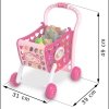 Zabawkowy Wózek na zakupy dla dzieci Ricokids różowy