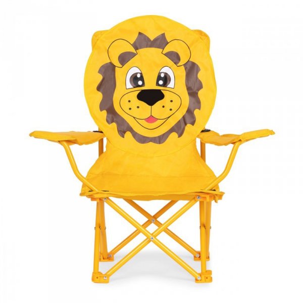 Krzesło składana dla dzieci krzesełko turystyczne z torbą Lew
