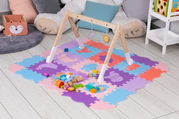 Mata piankowa puzzle kojec podkład do zabawy dla dzieci