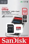 Ultra microSDXC 256GB 150MB/s A1 + Adapter SD