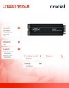 Dysk SSD T705  1TB M.2 NVMe 2280 PCIe 5.0 13600/10200