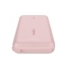 PowerBank BoostCharge 10k mAh 20w wbudowany kabel-C, port-C, różowy