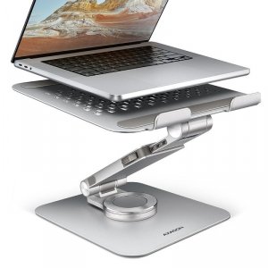 STND-LR Podstawa do laptopów aluminiowa 10-16 regulowane kąty nachylenia, obrót o 360 stopni