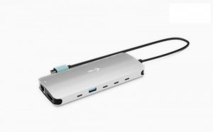 Stacja dokująca USB-C Metal Nano 3x Display Dock 2x HDMI 1x USB-C video Power Delivery 140W
