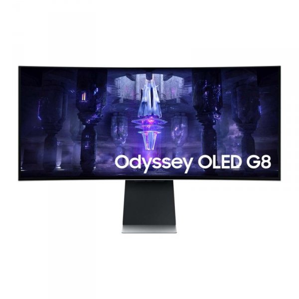 Monitor Samsung 34&quot; Odyssey OLED G8 (LS34BG850SUXEN) µHDMI mDP 2xUSB-C WiFi BT głośniki