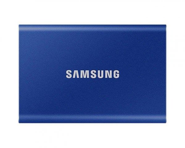 Dysk SSD zewnętrzny USB Samsung SSD T7 2TB Portable (1050/1000 MB/s) USB 3.1 Blue