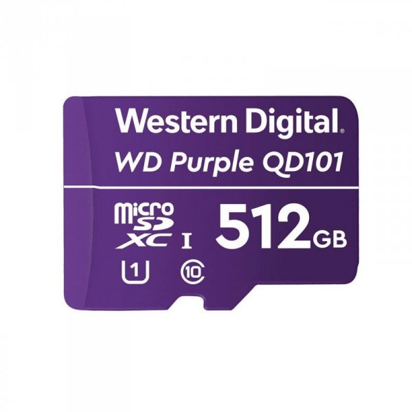 Karta pamięci WD Purple SC QD101 Ultra Endurance 512GB MicroSDXC UHS-1 U1
