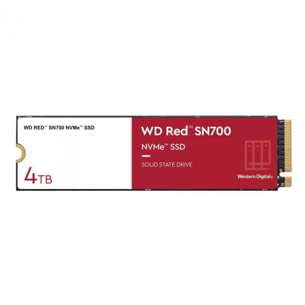 Dysk SSD WD Red SN700 4TB M.2 2280 NVMe (3400/3100 MB/s) WDS400T1R0C