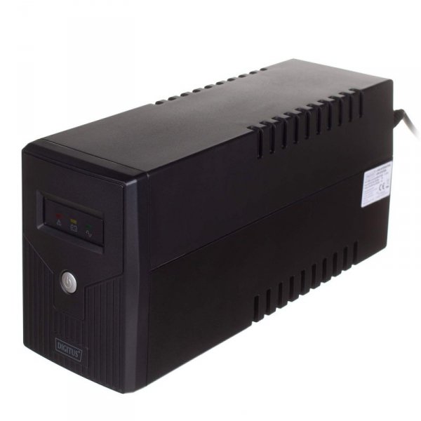 Zasilacz awaryjny UPS DIGITUS Line-Interactive LED 800VA/480W 1x12V/9Ah AVR 2xSCHUKO USB RJ11