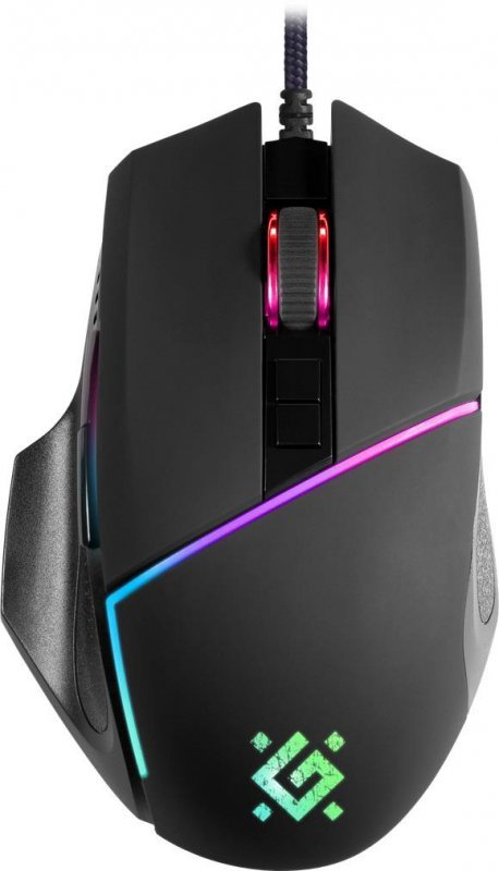 Mysz przewodowa Defender WARFAME GM-880L 12800dpi 8P Gaming RGB FIRE