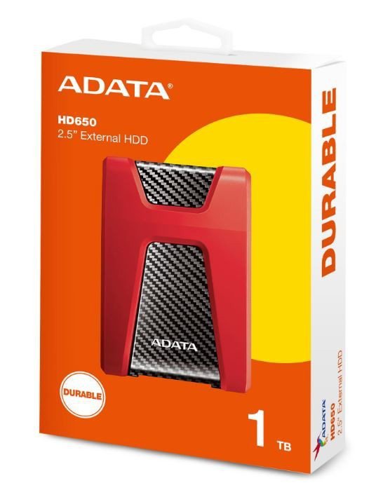 DashDrive Durable HD650 1TB 2.5&#039;&#039; USB3.0 Czerwony
