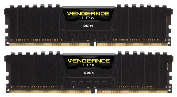 DDR4 Vengeance LPX 32GB/2666(2*16GB) CL16-18-18-35 BLACK 1,20V                                                                  