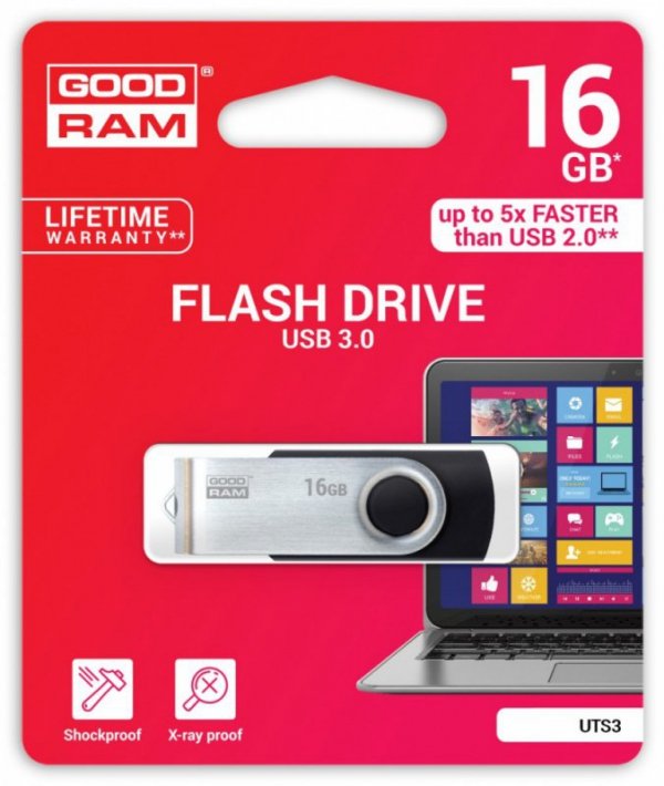 TWISTER BLACK 16GB USB 3.0