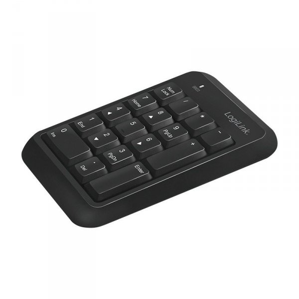 Klawiatra numeryczna Bluetooth v5.1 czarna