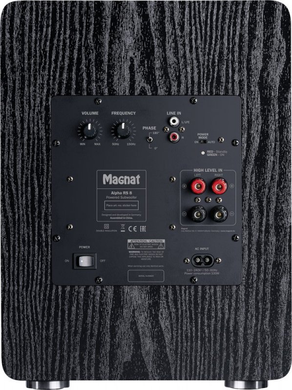 Subwoofer Alpha RS 8 czarny