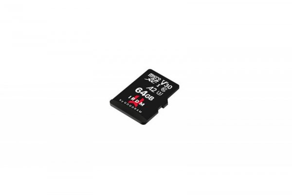 Karta pamięci microSD IRDM 64GB UHS-I U3 A2  + adapter