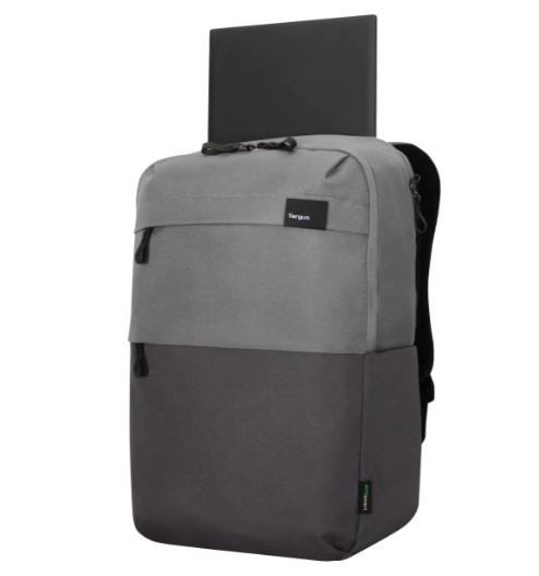 Plecak podróżny 16 cali Sagano EcoSmart Travel czarno-zielony