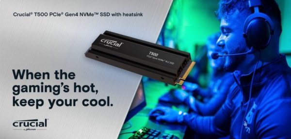 Dysk T500  2TB M.2 NVMe 2280 PCIe40 7400/7000 Radiator