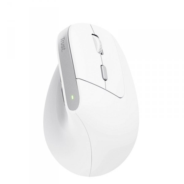 Mysz BAYO II ergonomiczna bezprzewodowa biała