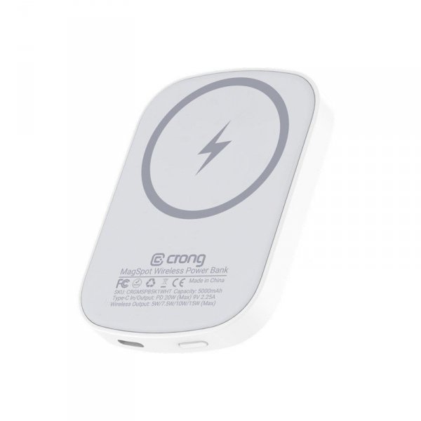 Bezprzewodowy power bank z MagSafe 5000mAh, USB-C 20W PD