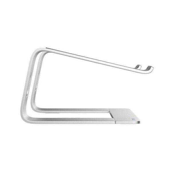 AluBench  Aluminiowa podstawka do laptopa Srebrna