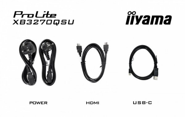 Monitor 32 cale XB3270QSU-B1 IPS,WQHD,HDMI,DP,100Hz,250cd,3ms,2x2W,  3xUSB(3.2),FlickerFree,VESA,HAS(150mm)