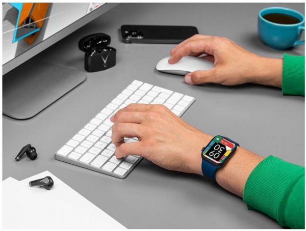 Smartwatch  TW7-BL FUN Niebieski