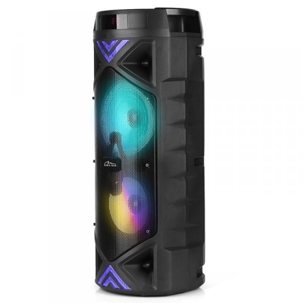 Głośnik FUNBOX KEG PRO MT3182 Karaoke/Bluetooth 5.0+EDR/FM/MP3?MicroSD/USB/Equalizer/AUX/Jack 6.3/Pilot/LED/RMS 50W/PMPO 1400W