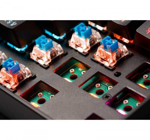 Klawiatura mechaniczna MIRAX GK-352 podświetlenie RGB Czarna