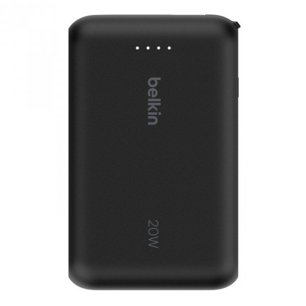 PowerBank BoostCharge 10k mAh 20w wbudowany kabel-C, port-C, czarny