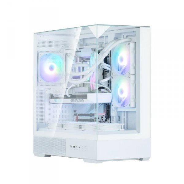 Obudowa P40 Prism Mid-Tower szkło hartowane biała
