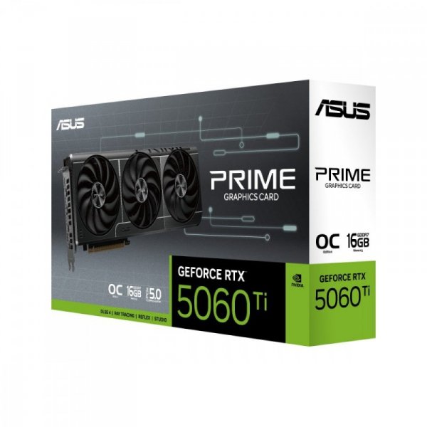 Karta graficzna GeForce RTX 5060 Ti Prime OC 16GB GDDR7 128BIT 3DP/HDMI