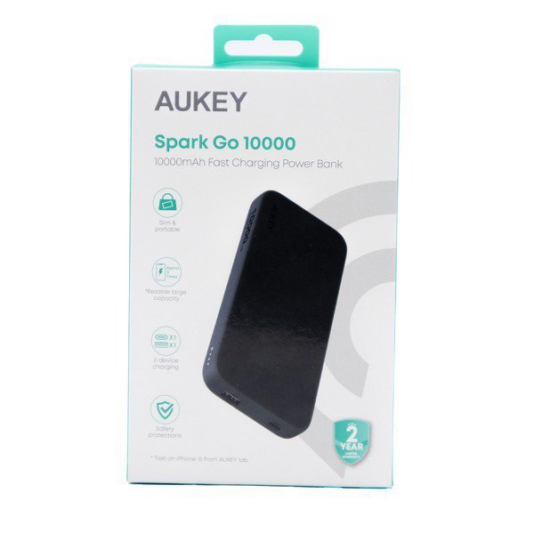 PB-Y46 Power Bank 10000 mAh 15W 2xUSB LED kabel USB-C