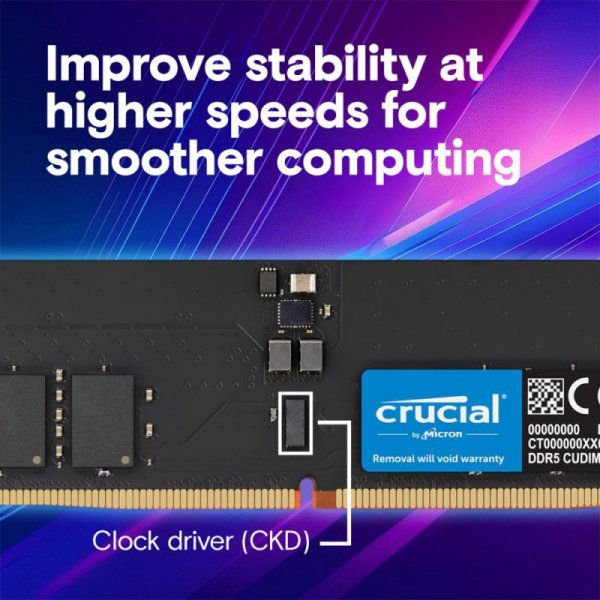 Pamięć DDR5 16GB/6400 CL52 CUDIMM