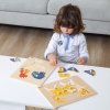 VIGA Drewniane Puzzle Montessori Kogut z Pinezkami