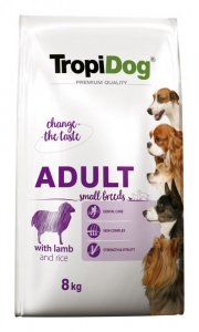 TROPIDOG PREMIUM ADULT S LAMB&RICE 8KG