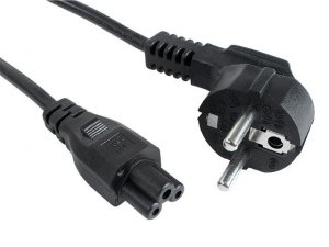 Kabel zasilajacy do notebooka koniczynka C5 1.8M