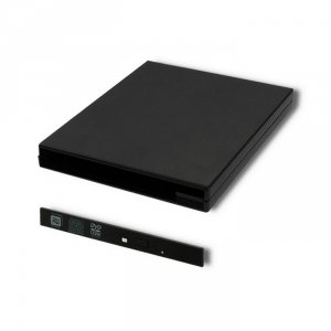 Obudowa/kieszeń na napęd optyczny CD/DVD SATA | USB2.0 | 9.5mm