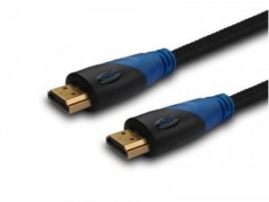 Kabel HDMI oplot nylon złoty v1.4 4Kx2K 1.5m, CL-02