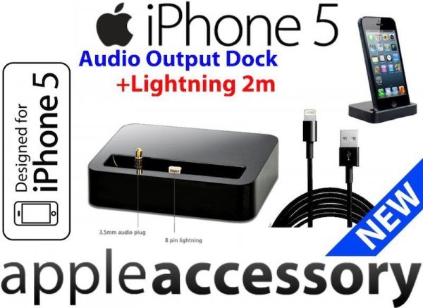 Iphone 5 Dock Stacja dokująca Line OUT Lightning