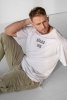 T-shirt oversize do tańca BÁILALO LOCO - biały 