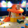most z tunelem kolor, domek most z tunelem, domek skrzat, domek  z werandą, z weranda domek, domek na plac zabaw, domek plastikowy, domek do ogrodu, domek w serduszka, domek smerfa