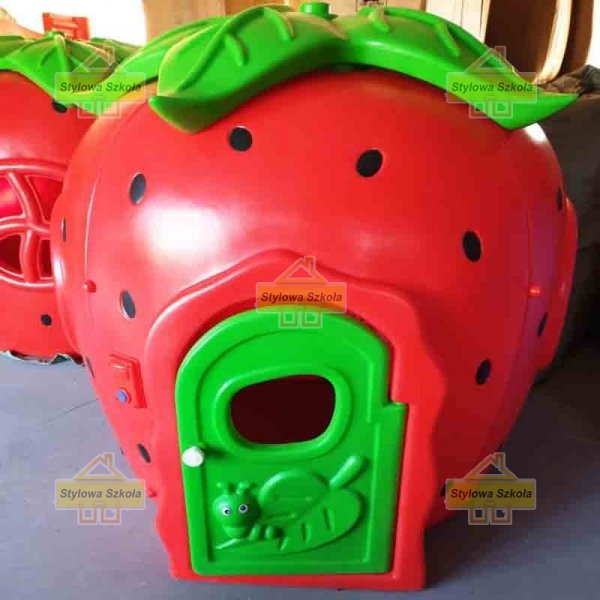 most z tunelem kolor, domek most z tunelem, domek plastikowy, domek  z werandą, z weranda domek, domek na plac zabaw, domek plastikowy, domek do ogrodu, domek w serduszka, domek truskawka