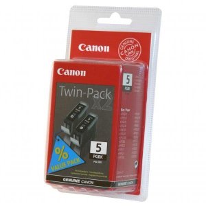 Canon oryginalny ink / tusz PGI-5 BK, 0628B025, 0628B030, black, 2szt, 2-pack