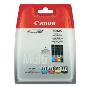 Canon Tusz CLI-551 CMYK 4pack 4 x 7 ml