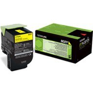 Kaseta z tonerem Lexmark 802Y do CX-310/410/510 | zwrotny | 1 000 str. | yellow