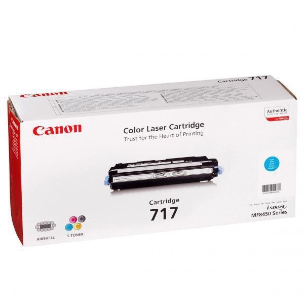 Canon oryginalny toner CRG717, 2577B002, cyan, 4000s, EOL